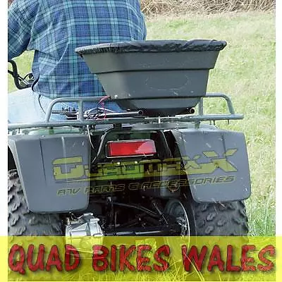 12V ATV Quad Bike Seed Feed Fertilizer Spreader Broadcaster • £119.99