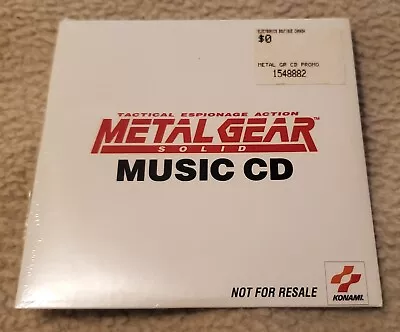 Metal Gear Solid Music CD Sealed Soundtrack Rare New • $100