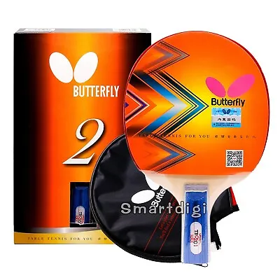 $39.75 • Buy Butterfly TBC201 Table Tennis Ping Pong Racket Paddle Bat Short Handle/Penhold