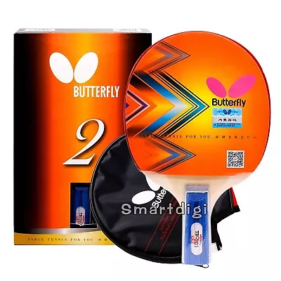 $39.75 • Buy Butterfly TBC201 Table Tennis Ping Pong Racket Paddle Bat Short Handle/Penhold