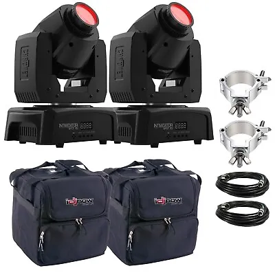 Chauvet DJ Intimidator Spot 110 Moving Head 2 Pack W/ Cases & Clamps • $484.40