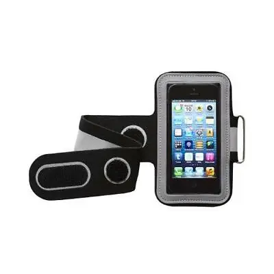 Groov-e Universal Sport Armband Running Jogging IPhone Samsung IPod Black/Grey • £4.99