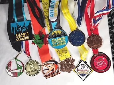 AMAZING LOT OF 11 PARTICIPATION MEDALS - Various GYMNASTICS CHAMPIONSHIP • $24.75