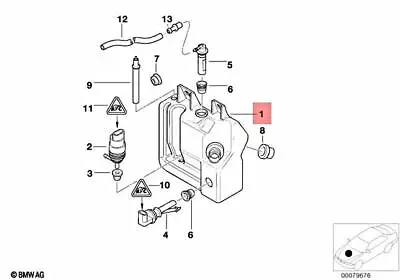 Genuine BMW E39 520d 520i 523i Fluid Container With Level Indicator 61677044899 • $126.92