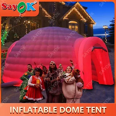 NEW 5M Inflatable Igloo Dome Tent For Controller Club Wedding Party Event NEW • £575