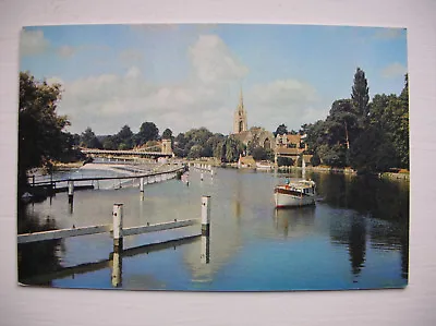Marlow Postcard - The Weir.  (J Arthur Dixon Postcard) • £2.99
