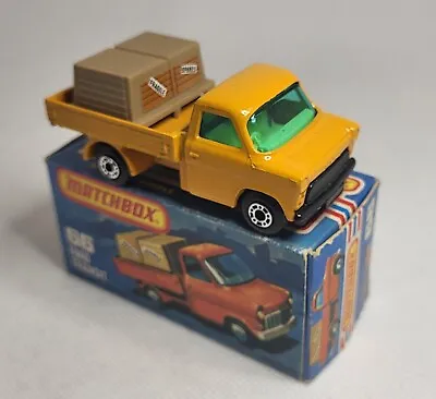 Matchbox Lesney Superfast 66 Ford Transit Light Orange Boxed Original Nr MIB • £21.99