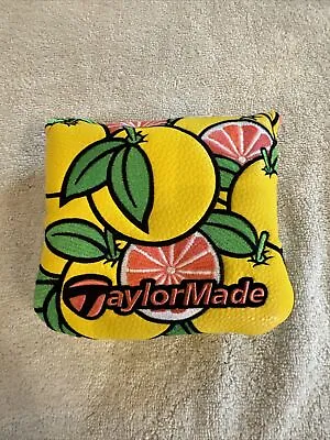TaylorMade Sour Grapefruit Mallet Putter Magnetic Head Cover Brand New RARE • $179.99
