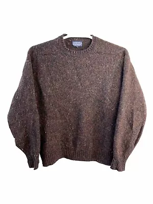 Vintage Lands End Sweater Mens XL  100% Shetland Wool Grandpa • $49.99