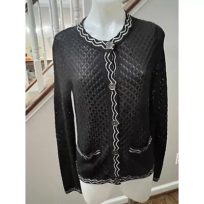 Missoni For Target Black Knit Cardigan Sweater Small • $25