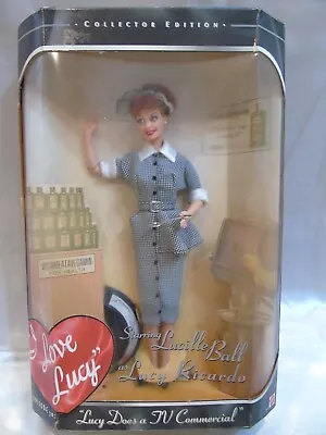 1997 Barbie As I Love Lucy - Lucy Does A T.V. Commercial Episode 30 Sealed Box • $39.95