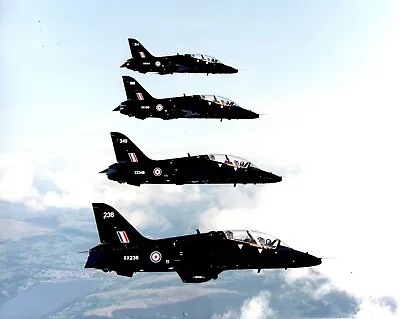 £3 • Buy 10x8 Colour Photograph RAF Hawk Formation Of Four Aircraft Seller Ref P471
