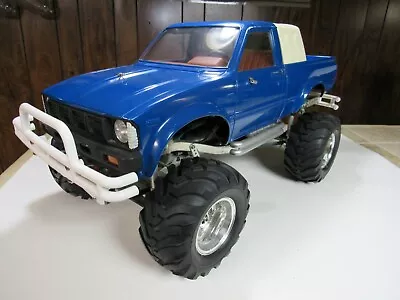 Vintage 1:10 Tamiya Bruiser 4x4 RC Truck Toyota Hilux   ORIGINAL 1980's  • $850