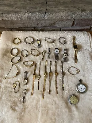 Lot Of 28 Vintage Mixed Watches (Mostly Women’s) • $27.34