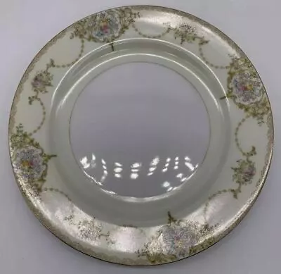 Meito China Claribel Salad Plate Gold Trim Floral Hand Painted James Japanese • $15