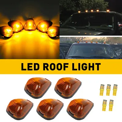 5PC LED Clearance Running Roof Marker Light For Amber Ford F-150 F250 F350 99-16 • $26.99
