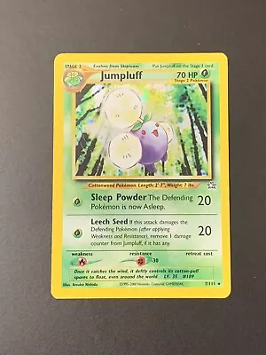 Pokémon TCG Jumpluff Neo Genesis 7/111 Holo Unlimited Holo Rare • $2