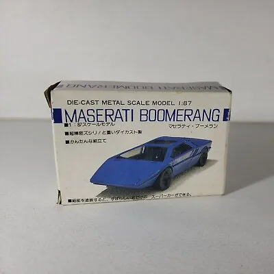 Maserati Boomerang Masudaya Metal Model Kit 1:87 TM Modern Toys Vintage Japan • $12.99