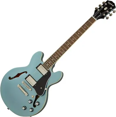 Epiphone ES-339 Pelham Blue Electric Guitar With Gig Bag • $522.18