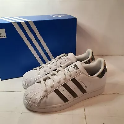$90 • Buy Adidas Superstar Big Kid  White Camo  US Youth 5