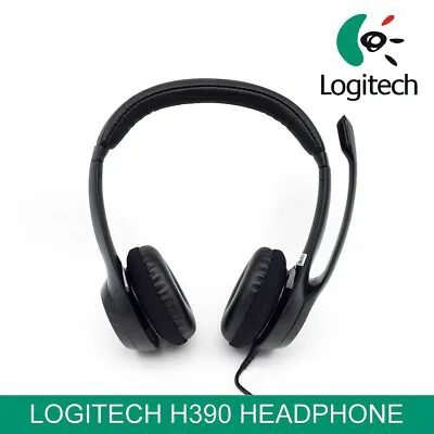 $84.70 • Buy LOGITECH H390 USB Noise Cancelling Headset With 2 YR Warranty New Gaming Headset