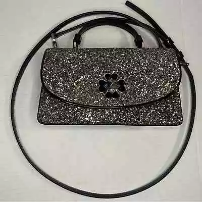 Kate Spade ODETTE GLITTER MINI TOP HANDLE CROSSBODY Purse Bag Sparkle  • £75.99