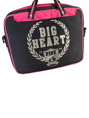 RARE Victoria Secret Pink Y2K HEART Bling DOG Laptop Bag Case*FAST SHIP • $375