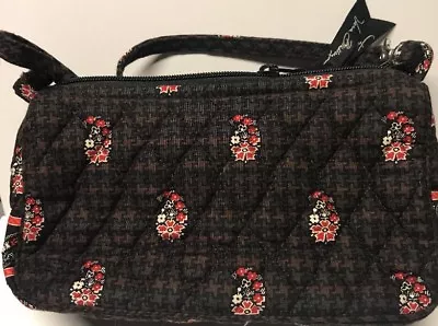 Vera Bradley Houndstooth Brown Retired Rare Amy Bag • $28