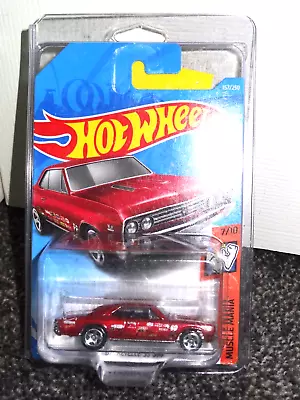 1967 Chevelle SS396 ERROR Emblems Hot Wheels Muscle Mania #7/10 Red Case 1:64. • $18.95