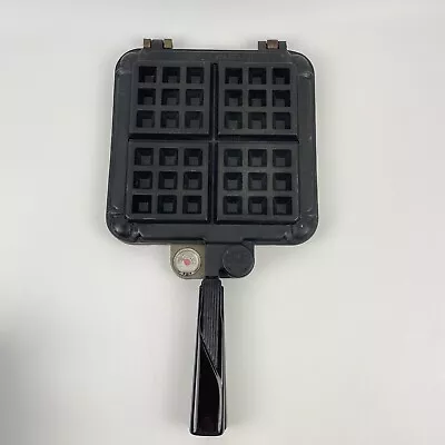 Vintage Nordic Ware Belgian Waffler Stove Top/ Camping Waffle Iron W/Thermometer • $25.99