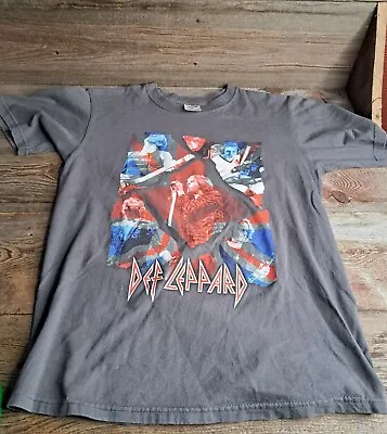 Vintage Def Leppard Euphoria Concert Tour T-Shirt 2000 Band Size M MADE In USA • $24.99