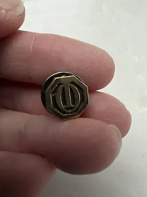 Alpha Iota Omicron Fraternity Michigan Vintage Lapel Hat Vest Jacket Pin Brooch • $0.99