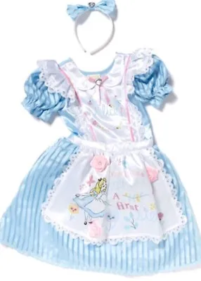 £19.99 • Buy Alice In Wonderland Girls' Fancy Dress Costume - 9/10 Years Disney