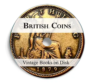 240 Rare British Coin Books On DVD Ancient Tokens Medal Saxon Roman England 235 • £4.60
