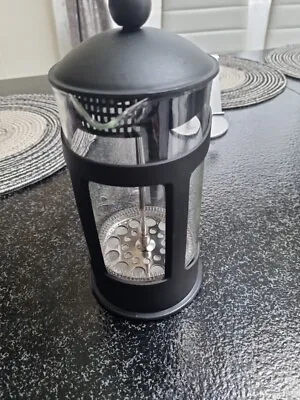 Cafetiere Black Coffee Maker French Press Glass    • £8