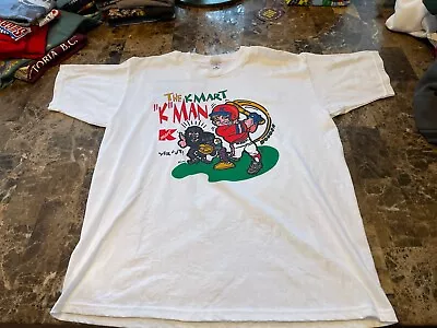 New OLD-VINTAGE KMart Shirt Adult Large White Louisville River Bats Very Nice NR • $10