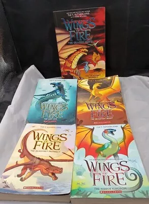 Wings Of Fire Set Books Lot 6  Tui T. Sutherland Papebook  • $17.88