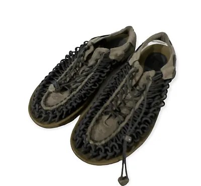 Keen Uneek Braided Rope Sandals Size 14 Brown Waterproof • $49.99
