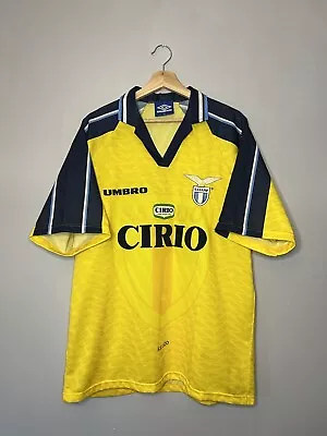 ORIGINAL RARE Lazio 1996 Away Football Shirt Size XL W/ 11 Excellent Condition  • £120