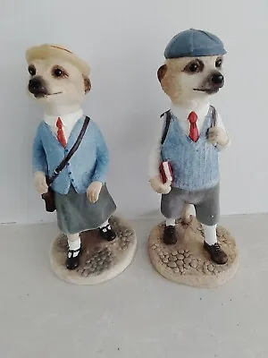 Country Artist Meerkats Adam And Eve Figurines. • £35