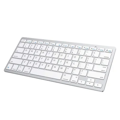 Bluetooth Wireless Keyboard Cordless Aluminum For Android Box Media Player • $15.49