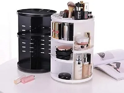 $17.99 • Buy Makeup Organizer Box 360° Rotating Perfume Stand Cosmetics Display Stand Storage