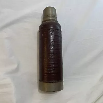 VTG Red Stanley Ferrostat Thermos With Cork Stopper & Lid Patent USA Sept 2 1913 • $60