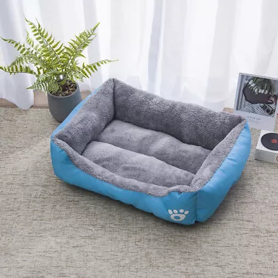 Pet Calming Bed Dog Cat Sleeping Kennel Puppy Super Soft Mat Pad Warm Nest USA • $14.44