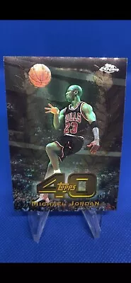 1998 Michael Jordan Topps Chrome Topps 40 Insert #T40-5 • $39.99