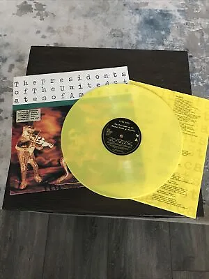 £149.95 • Buy The Presidents Of The United States Of America Yellow Vinyl Record 1995