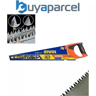 Irwin Universal Jack 880 Triple Ground 22  Panel Saw 22 Inch Hand Saw JAK880UN22 • £11.28