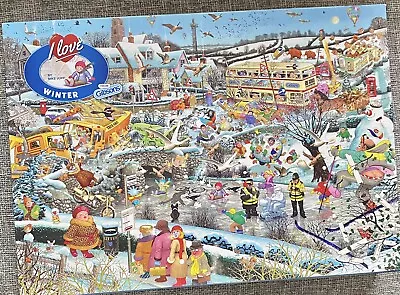 Gibsons “I Love Winter” 1000 Piece Jigsaw Puzzle By Mike Jupp. • £5.50