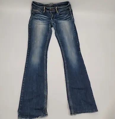 Vanity Premium Jeans 26x33 Straight Medium Wash Women's Stretch • $18