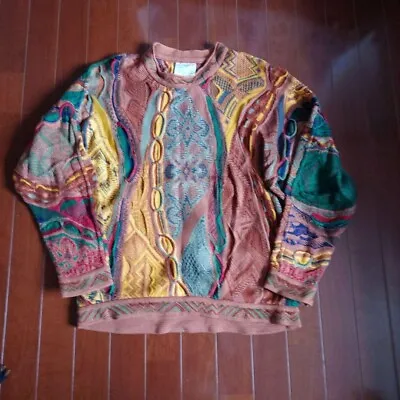 COOGI Cotton Knitted Sweater  Size S Made In Australia Vintage 90s • $248